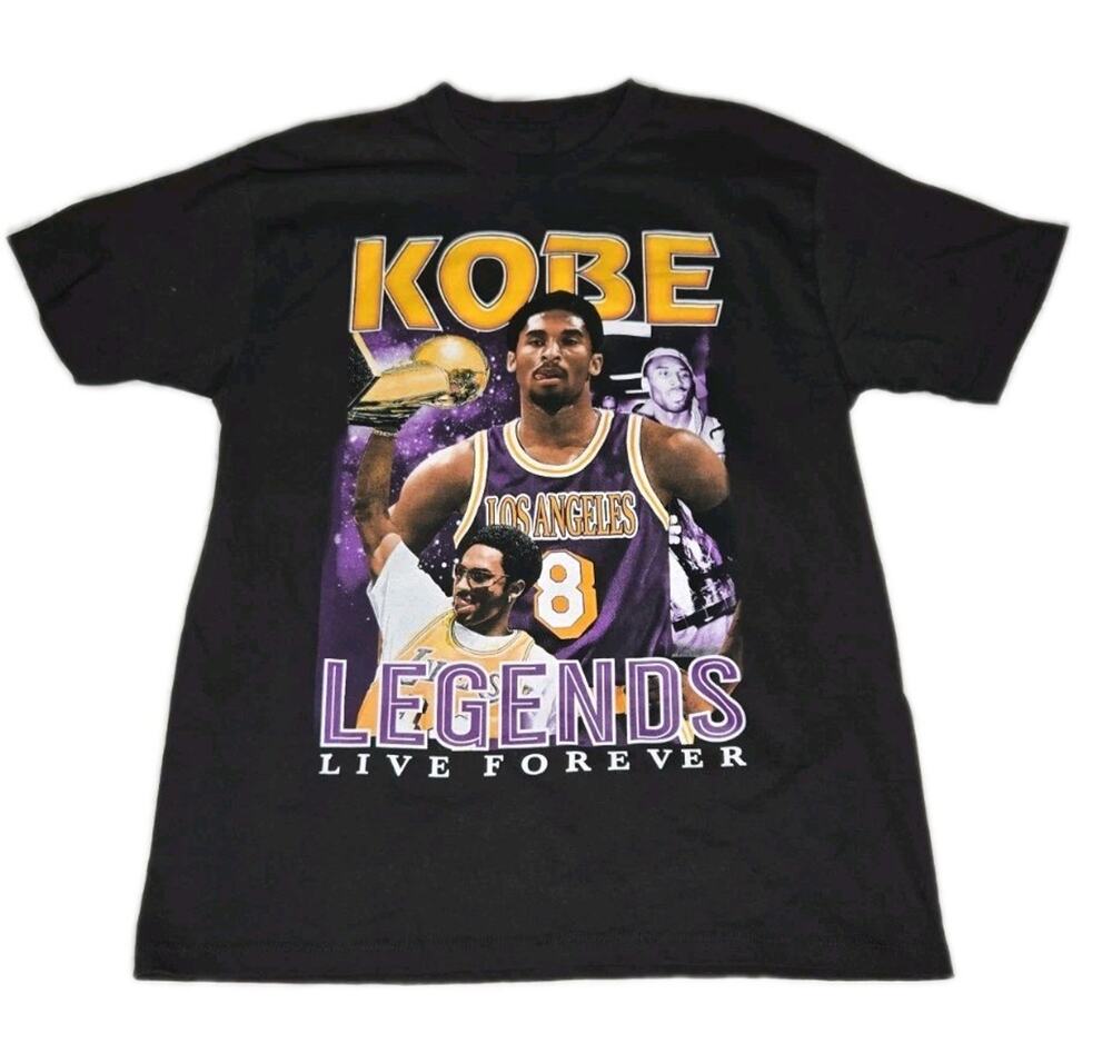 Kobe Legends "Live Forever" Graphic T-Shirt Size Large
